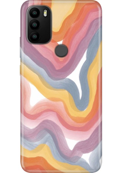 General Mobile Gm 21 Plus Kılıf Desenli Baskılı Tpu Rubber Kapak Flurr