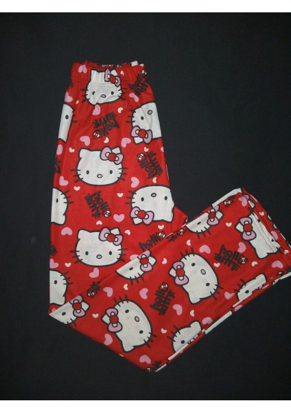 Hello Kitty Desenli Pijama Tek Alt fiyatları