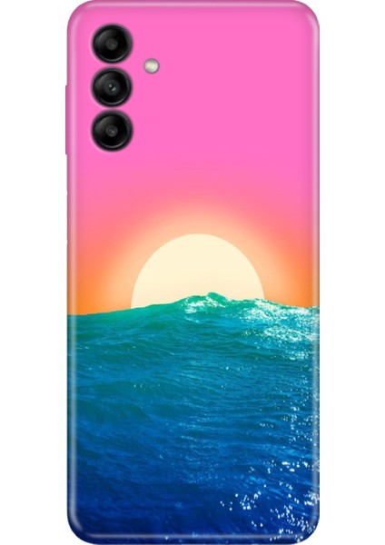Samsung Galaxy A54 Kılıf Desenli Baskılı Tpu Rubber Kapak Güneşin Doğumu