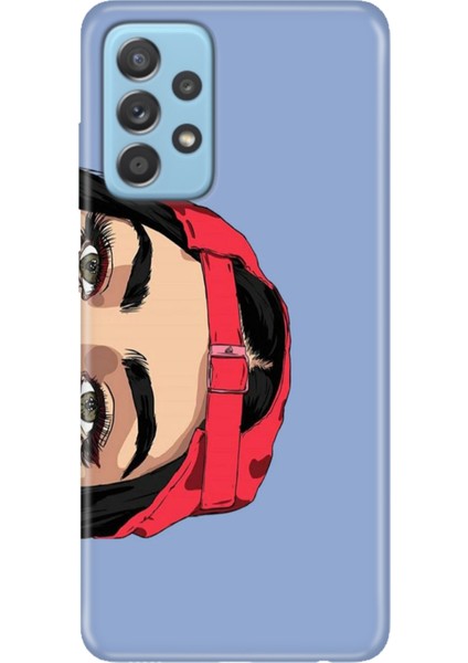 Samsung Galaxy A72 Kılıf Desenli Baskılı Tpu Rubber Kapak Girl