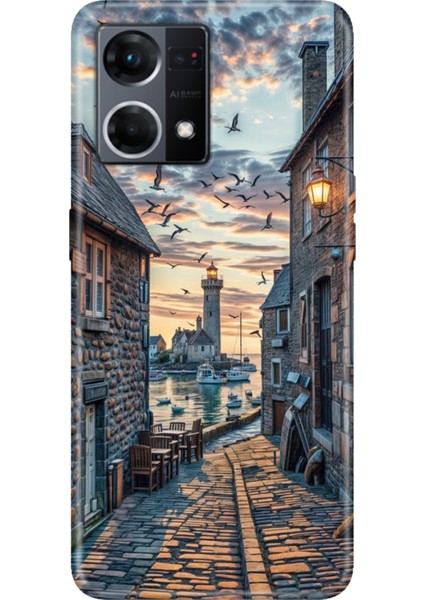 Oppo Reno 7 4g Kılıf Desenli Baskılı Tpu Rubber Kapak Kasabam