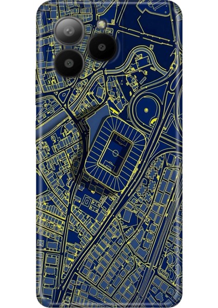 Omix X7 Kılıf Desenli Baskılı Tpu Rubber Kapak Kadıköy Stadyum