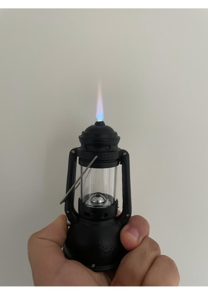 Gaz Lambası Modelli Metal Pürmüzlü Çakmak