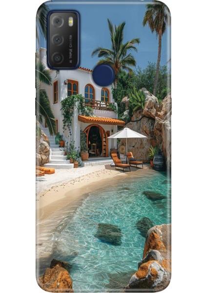 Tcl 20E Kılıf Desenli Baskılı Tpu Rubber Kapak Hayalimdeki Ev