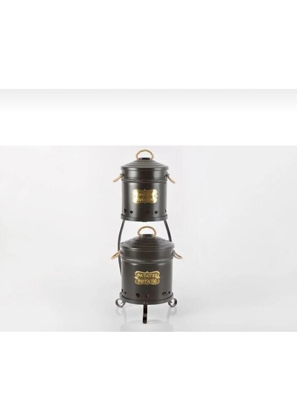 Küçük Patates Soğan Kovası 2 Katlı Paslanmaz fiyatları