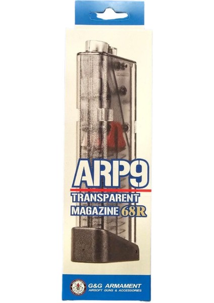 Guayguay Arp9 68BB Smoke Transparent Midcap Airsoft Yedek Şarjör G&g (G-08-213) modelleri