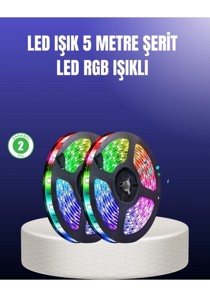 Enerji Tasarruflu Rgb Şerit LED 5 Metre