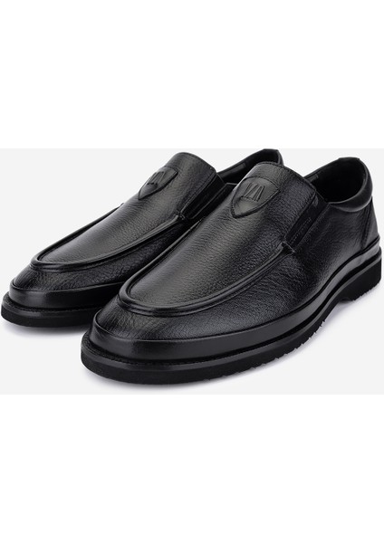 Erkek Hakiki Deri Siyah Floter Loafer Ayakkabı 374 1401 Erk Ayk SK25-26 Sıyah Fltr indirimleri