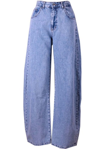 26KH27000003 Açık Mavi Kadın Jean Pantolon 7974