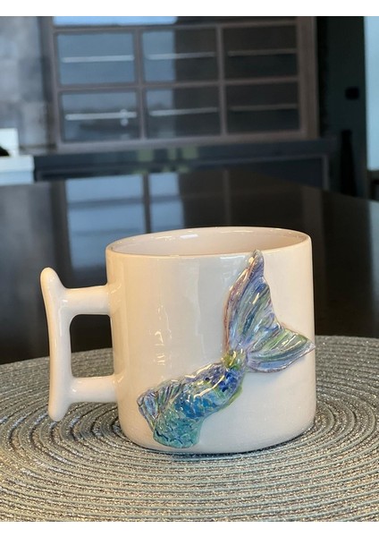 Büyük Boy 420ML Deniz Kızı Temalı Kupa