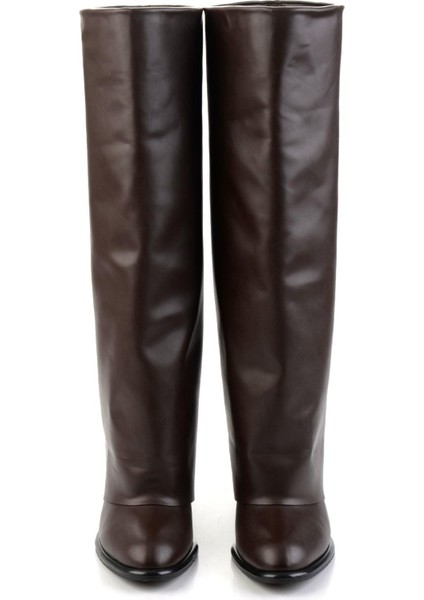 Kahve Kadın Çizme K03565090209 fırsatları