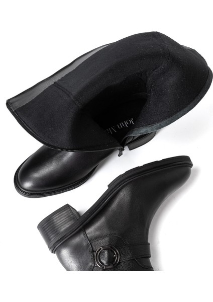 Kadın Çizme SR-13900-1 John May Siyah