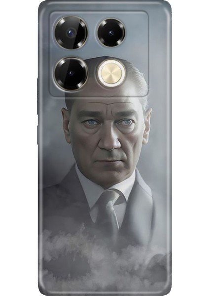 Infinix Note 40 Pro 5g Kılıf Desenli Baskılı Tpu Rubber Kapak Atatürk 1938