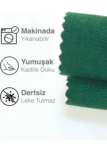 Kadife Dokulu Runner ( 40 cm x 140 cm ) fırsatları