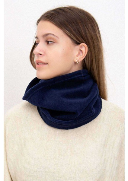 2 Adet Polar Ipli Bere ve Boyunluk Lacivert Kamuflaj modelleri