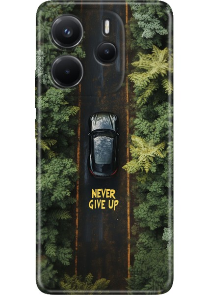 Xiaomi Redmi Note 14 4g Kılıf Desenli Baskılı Tpu Rubber Kapak Nevergive UP555