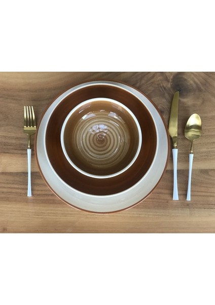 Rengarenk 24 Parça Seramik Yemek Takımı Meggdecor