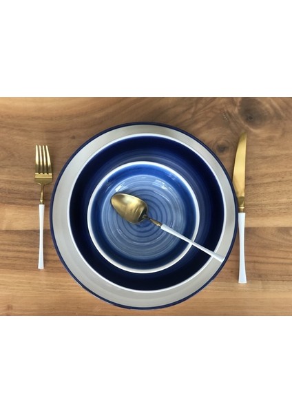 Rengarenk 24 Parça Seramik Yemek Takımı Meggdecor