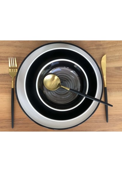 Rengarenk 24 Parça Seramik Yemek Takımı Meggdecor