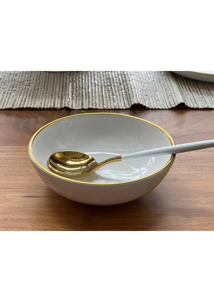 Altın Yaldızlı Yemek Takımı Parçalı Meggdecor