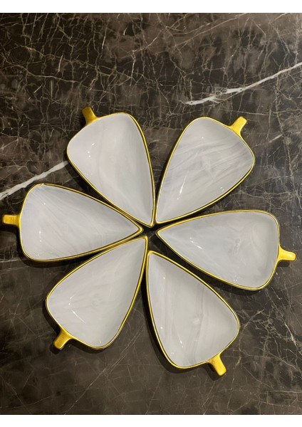 Altın Yaldızlı Yemek Takımı Parçalı Meggdecor