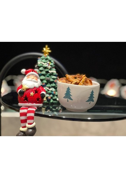 Yeni Yıl Temalı Dekorlu Kase Çerezlik Meggdecor