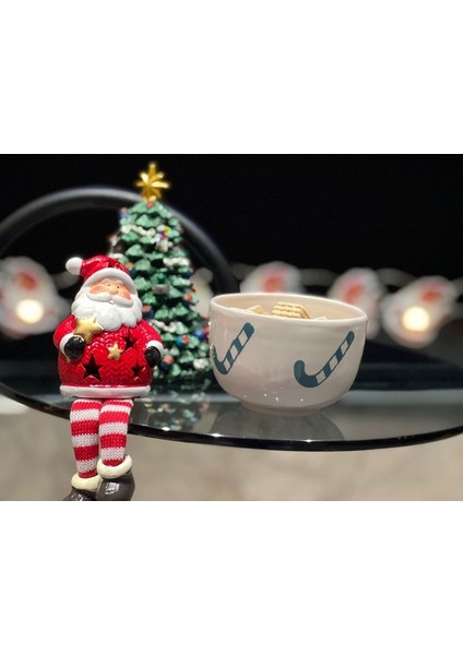 Yeni Yıl Temalı Dekorlu Kase Çerezlik Meggdecor modelleri