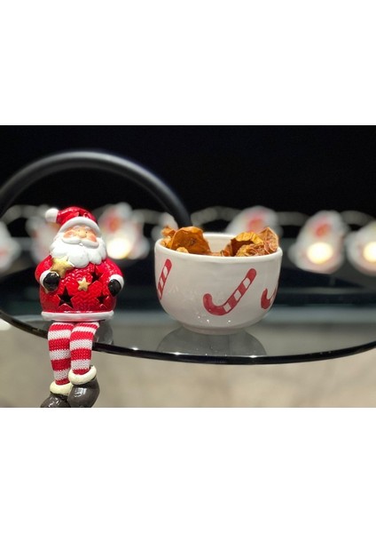 Yeni Yıl Temalı Dekorlu Kase Çerezlik Meggdecor fırsatları