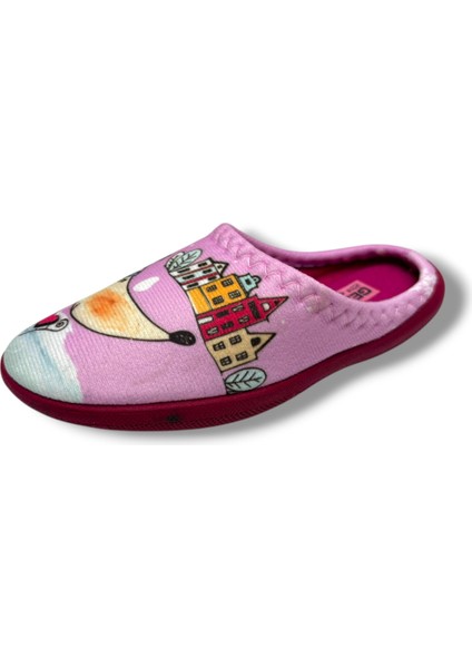 14531-26 Happy Winter Termal Kız Çocuk Ev Terlik 30-35