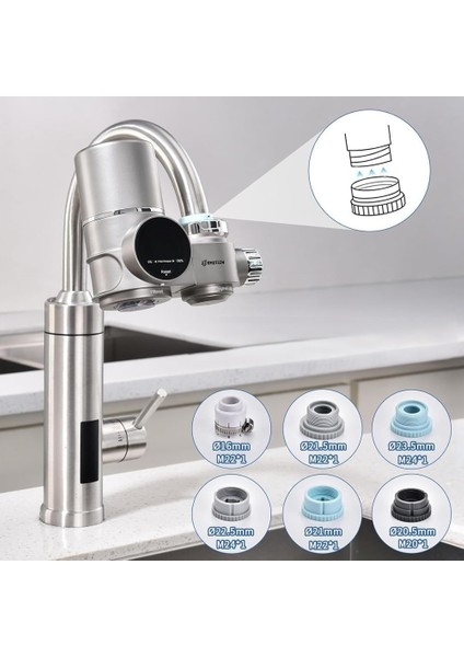 Dijital Musluk Suyu Filtresi Su Arıtma ve Dezenfeksiyon Cihazı – LED Ekranlı 8 Aşamalı Filtre modelleri