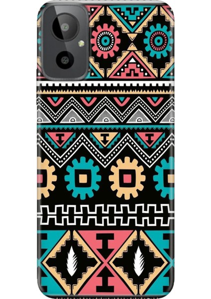 General Mobile Gm 23-Se Kılıf Desenli Baskılı Tpu Rubber Kapak Etnik