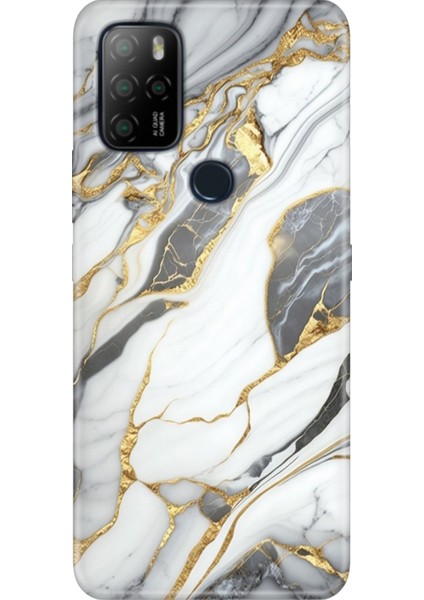 Omix X300 - X500 Kılıf Desenli Baskılı Tpu Rubber Kapak Arsos Mermer