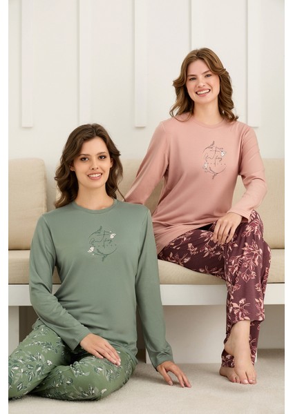Kadın Uzun Kollu Pijama Takımı