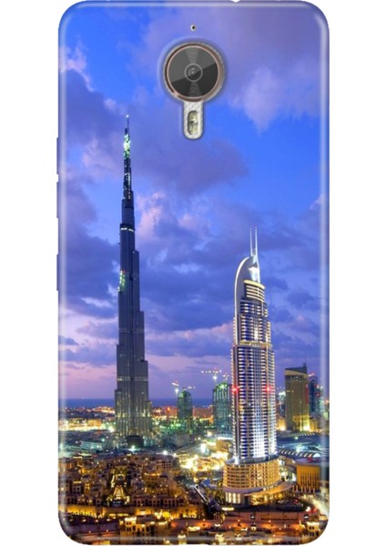 General Mobile Gm 5 Plus Kılıf Desenli Baskılı Tpu Rubber Kapak Dubai