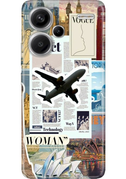 Xiaomi Redmi Note 13 Pro Plus 5g Kılıf Desenli Baskılı Tpu Rubber Kapak Fly