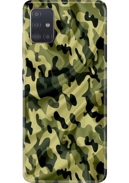 Samsung Galaxy A71 Kılıf Desenli Baskılı Tpu Rubber Kapak Asker