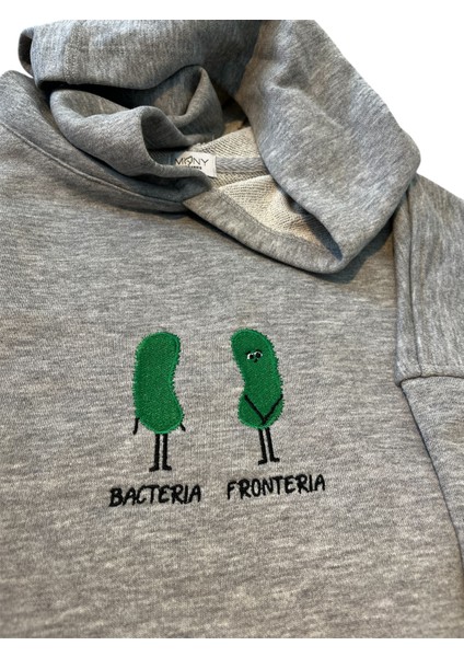 Backteria Oversize Unisex Kapüşonlu Sweatshirt indirimleri