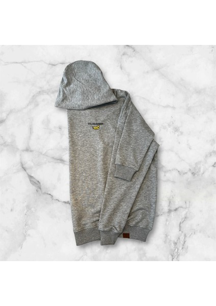 Banana Oversize Unisex Kapüşonlu Sweatshirt modelleri