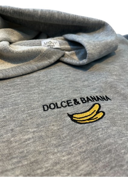 Banana Oversize Unisex Kapüşonlu Sweatshirt