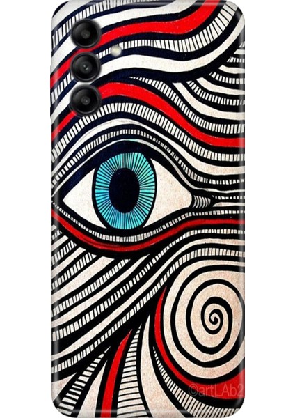 Samsung Galaxy A05S Kılıf Desenli Baskılı Tpu Rubber Kapak Karma Göz