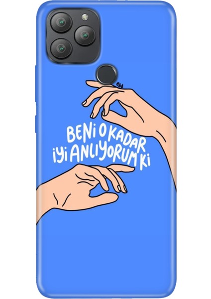 General Mobile Gm 22 Plus Kılıf Desenli Baskılı Tpu Rubber Kapak Iyi Anlıyorum