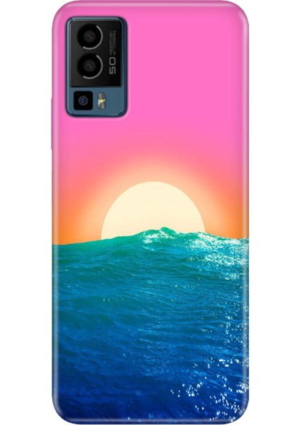 General Mobile Gm 23 Kılıf Desenli Baskılı Tpu Rubber Kapak Güneşin Doğumu