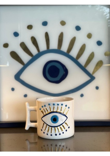 Büyük Boy 420ML Nazar 3 Temalı Kupa modelleri