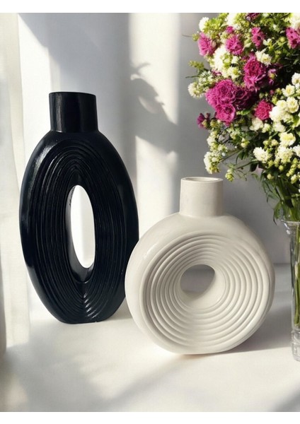 Modern Iskandinav Dekoratif Vazo Seti