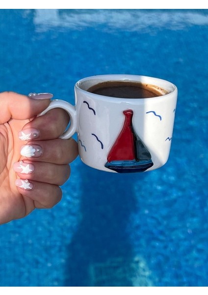 Yelkenli Deniz Temalı Fincan indirimleri