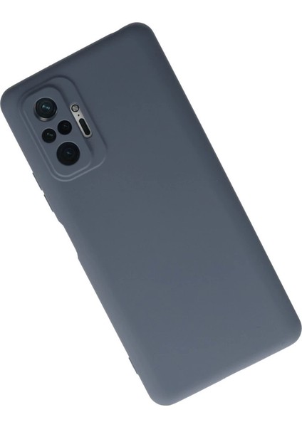 Xiaomi Redmi Note 10 Pro Kılıf Nano Içi Kadife Silikon - Gri modelleri