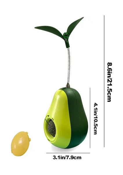 Avokado Şeklinde Kedi Naneli ve Mama Hazneli Kedi Oyuncağı fiyatları
