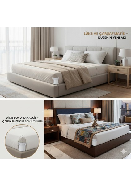 Çarşaf Matik 4 Adet Çarşaf Tutucu Aparat – Kaymaz Yatak Köşe Sabitleyici – Çarşaf Düzeltici fiyatları