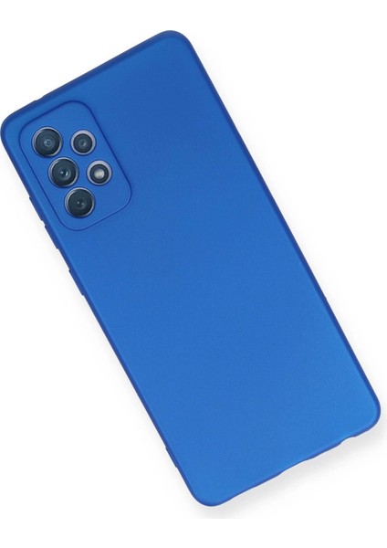 Samsung Galaxy A72 Kılıf First Silikon - Mavi modelleri