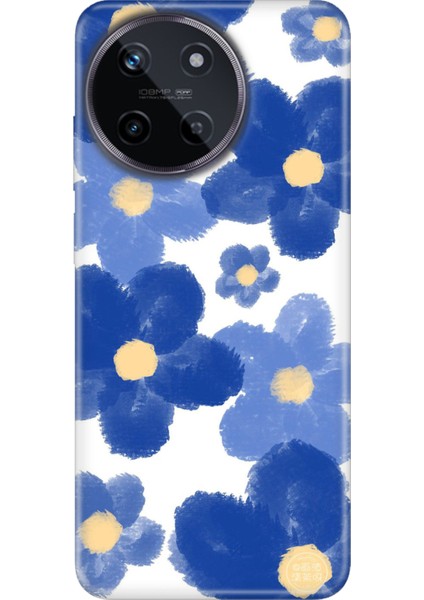 Realme 11 4g Kılıf Desenli Baskılı Tpu Rubber Kapak Blue Orgin